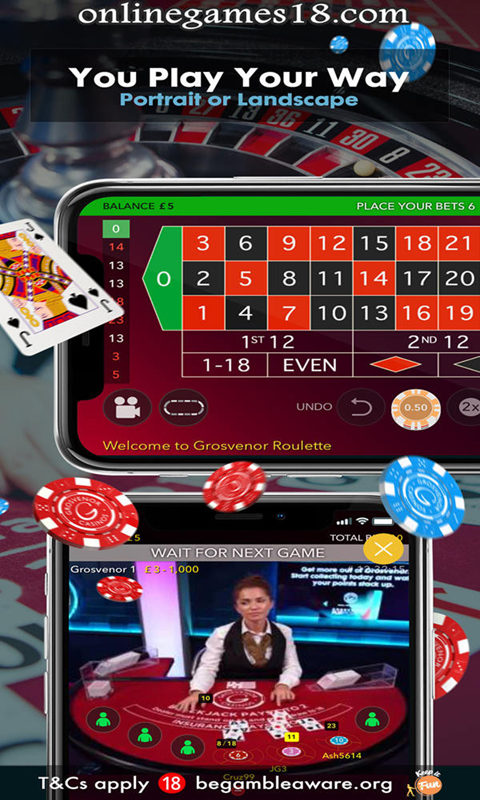 Grosvenor Online Live Casino